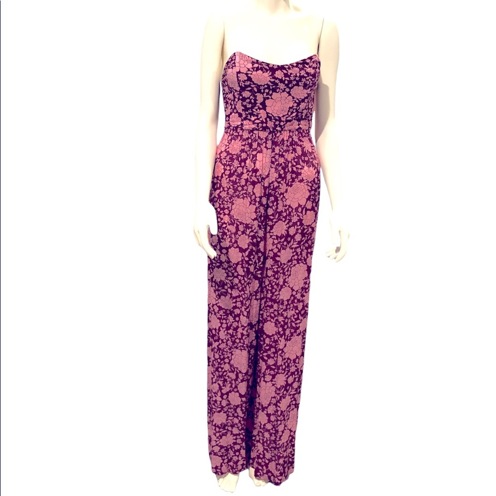 Novella Royale The Ford Jumpsuit Wine Flamenco